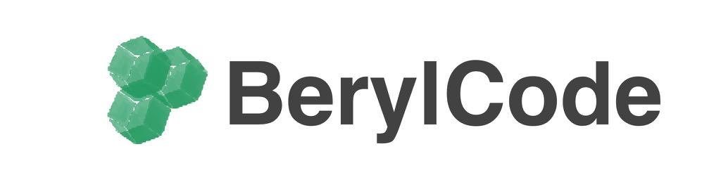 El primer bosquejo del logo de BerylCode