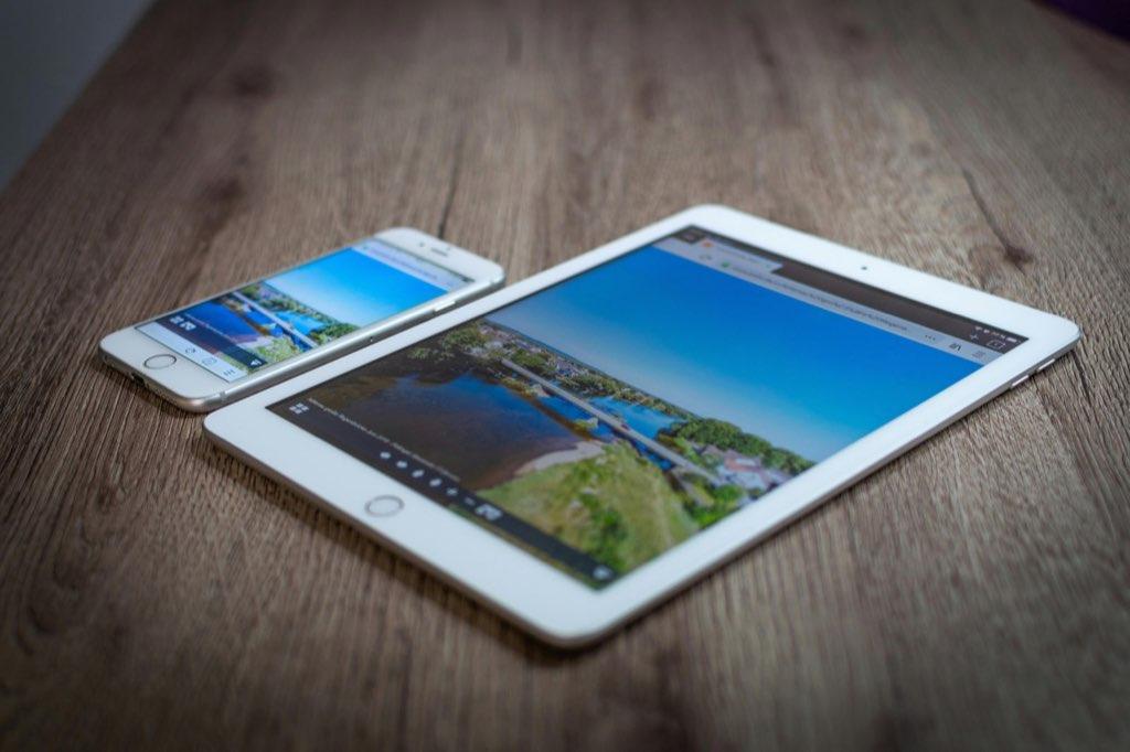 A cellphone and a tablet displaying a website that looks good on both devices